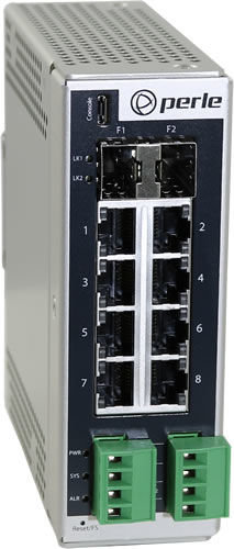 Perle lance un commutateur Gigabit PoE (100 W) 10 ports avec ports uplink fibre ou cuivre